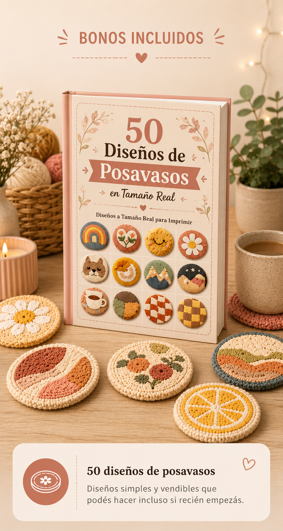 50 diseños de posavasos