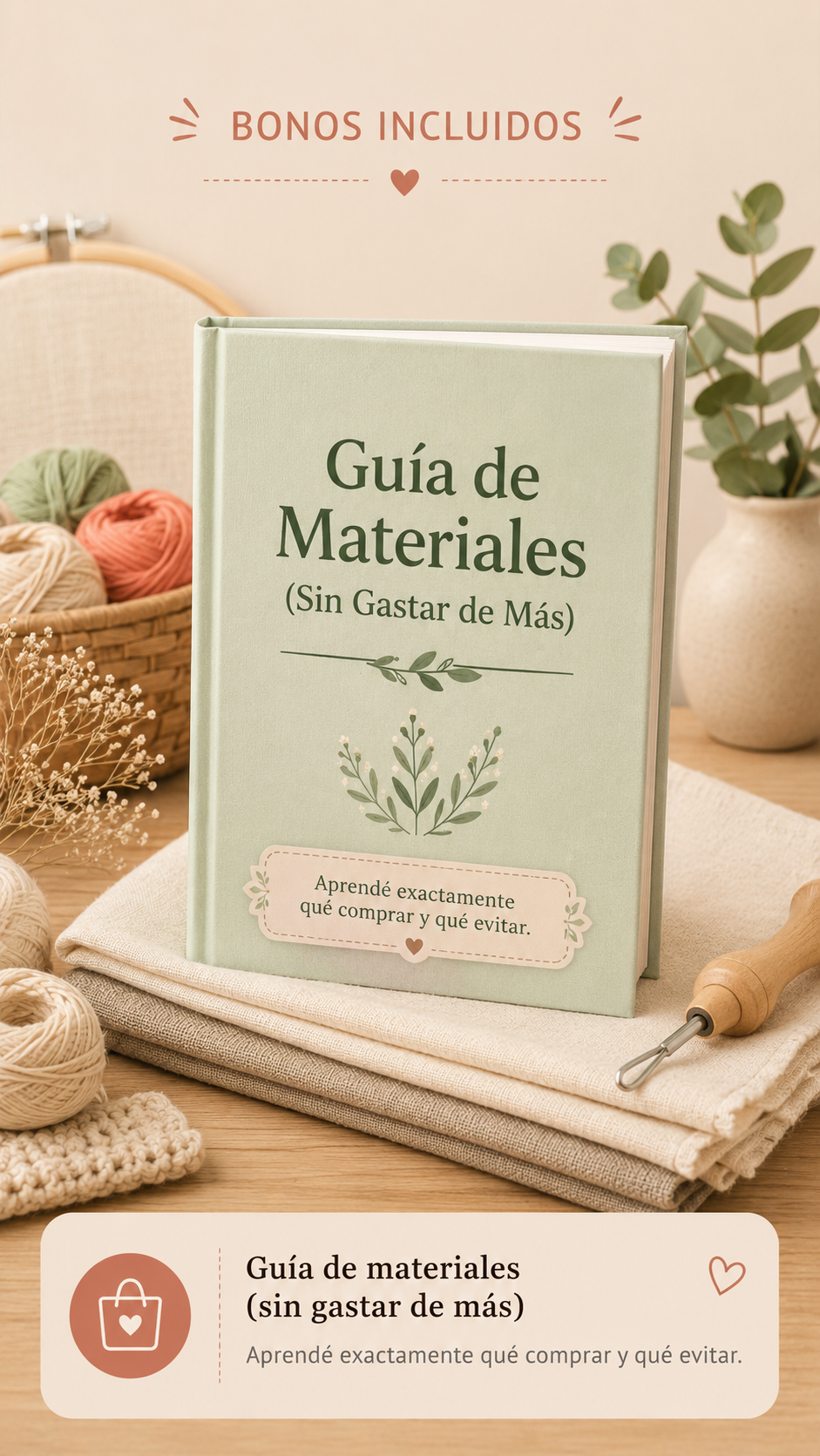 Guía de materiales sin gastar de más