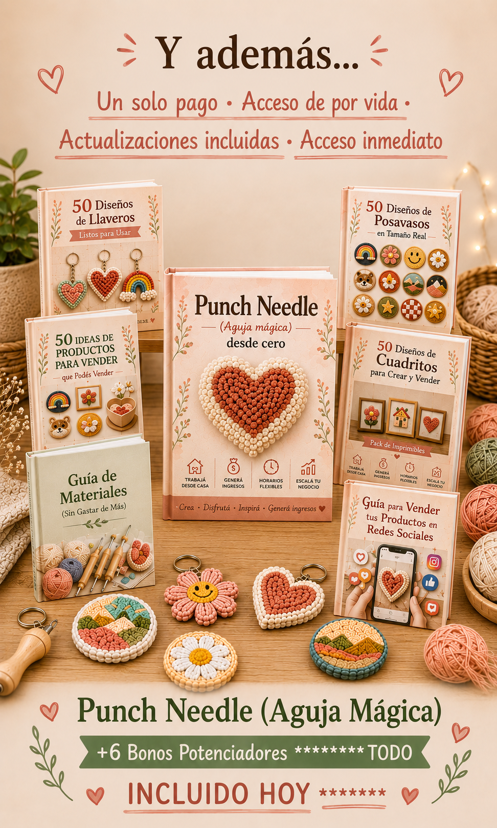 Pack completo Punch Needle + bonos